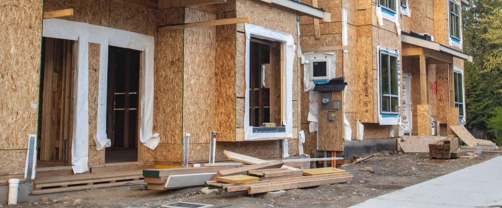 House in mid-renovation